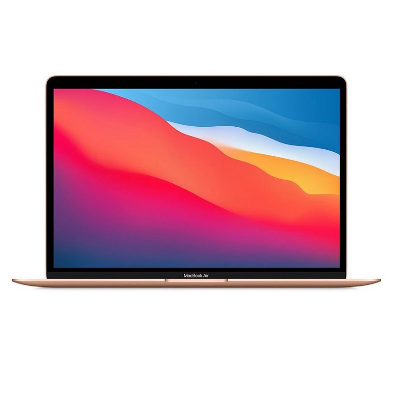 APPLE MacBook Air: 13 Inch M1 chip with 8-core CPU and 8-core GPU, 512GB, 8GB RAM, Gold - MGNE3AB/A