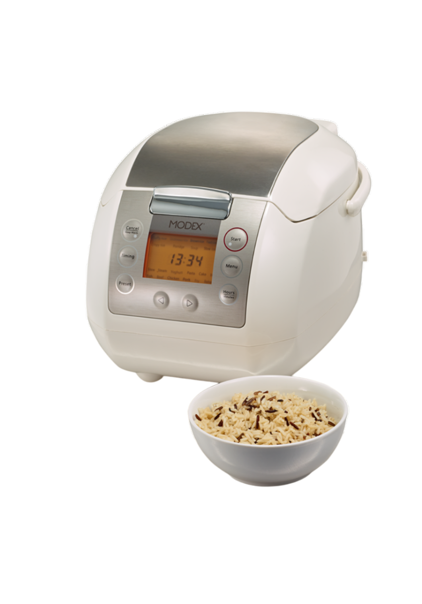 MODEX Rice Cooker, 5 L, 900W, Digital, White - RC6800