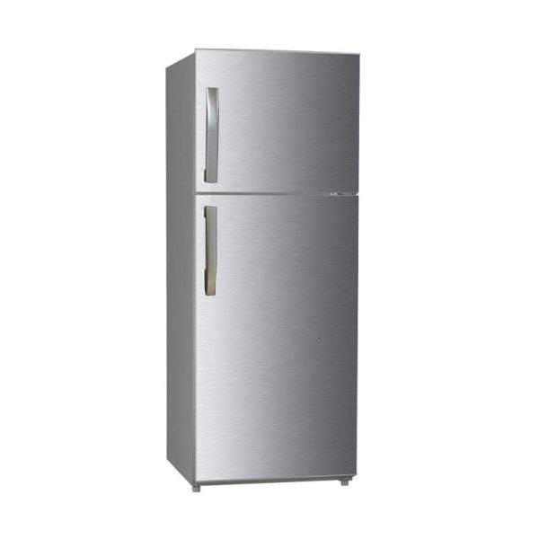 Haier refrigerator two doors 16.9 feet, 479 liters, No Frost, Steel -  HRF-580NW-2