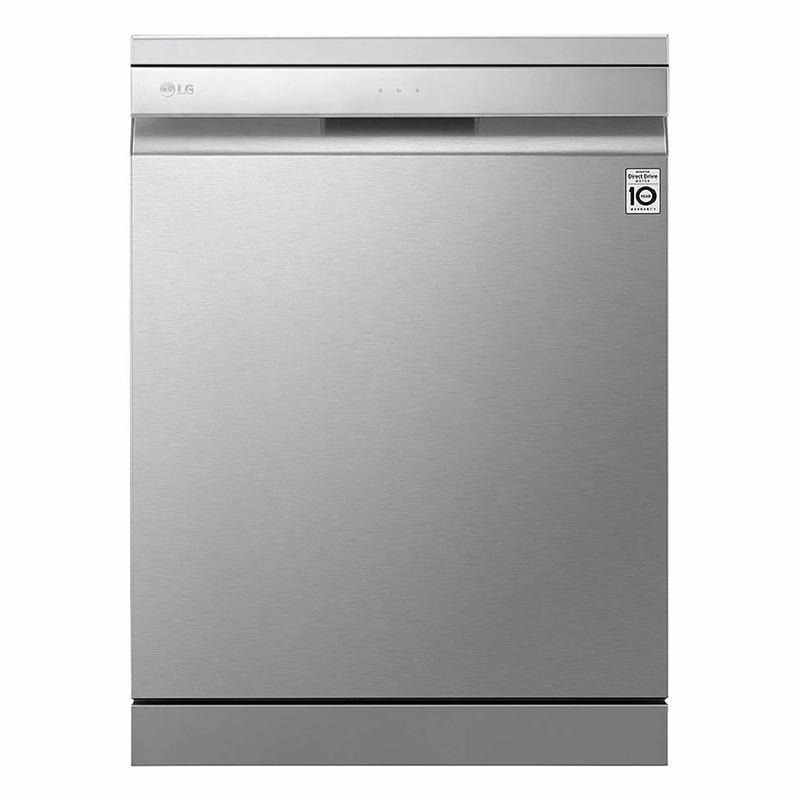 LG QuadWash™ Dishwasher,14 Place Setting, TrueSteam™, ThinQ, EasyRack™ Plus, Inverter Direct Drive Motor, Nobel Steel Color - DFB325HS- DFB325HS