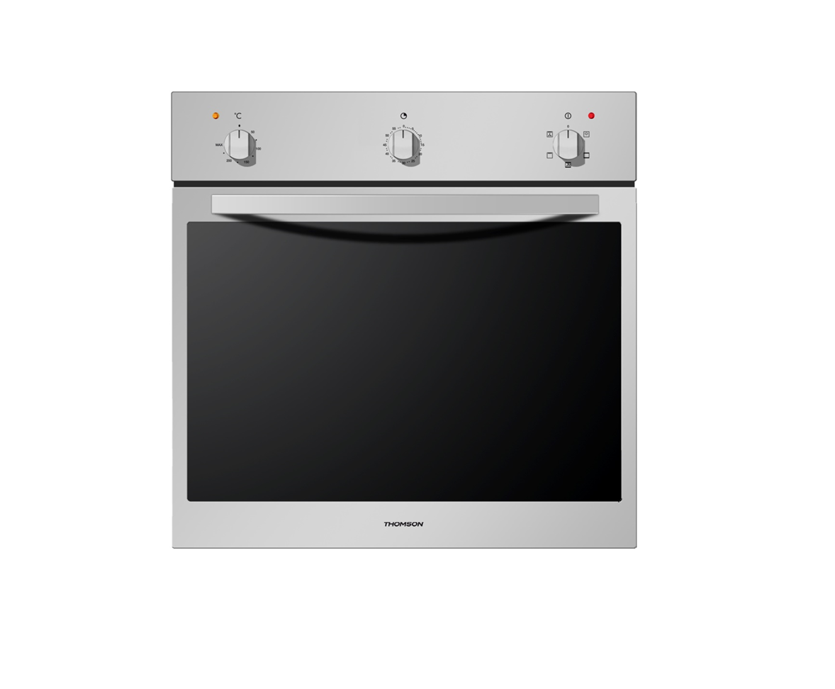 THOMSON Electric OVEN Built-in  Size 60 cm,2300 Watt, Ventilation Slots, Internal Cooling, 4 Multi Functions, Interior Lighting, Steel  - TO6EE4V2/S