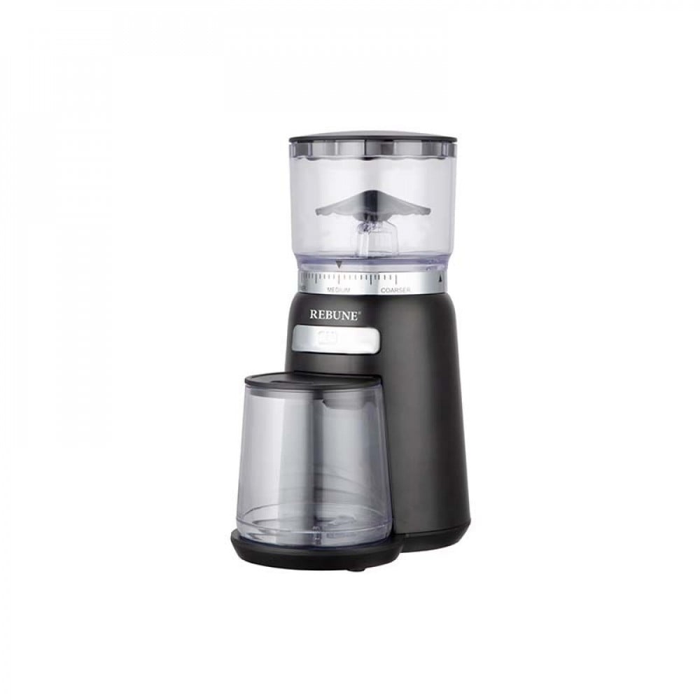 REBUNE Coffee Grinder, 210 W, 150 Grams, 20 Grinding Levels With Grinding Levels, Black,RE-2-088
210 G