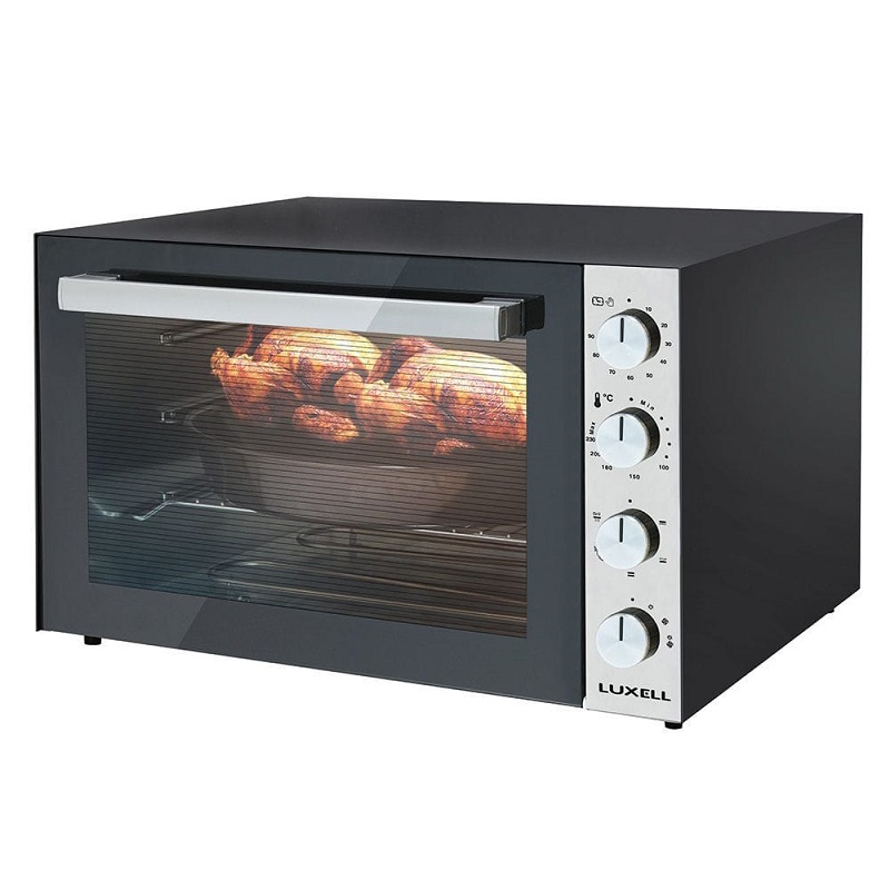 Luxell Electric Oven, 70 L, 2000 W, Silver, Lx9625