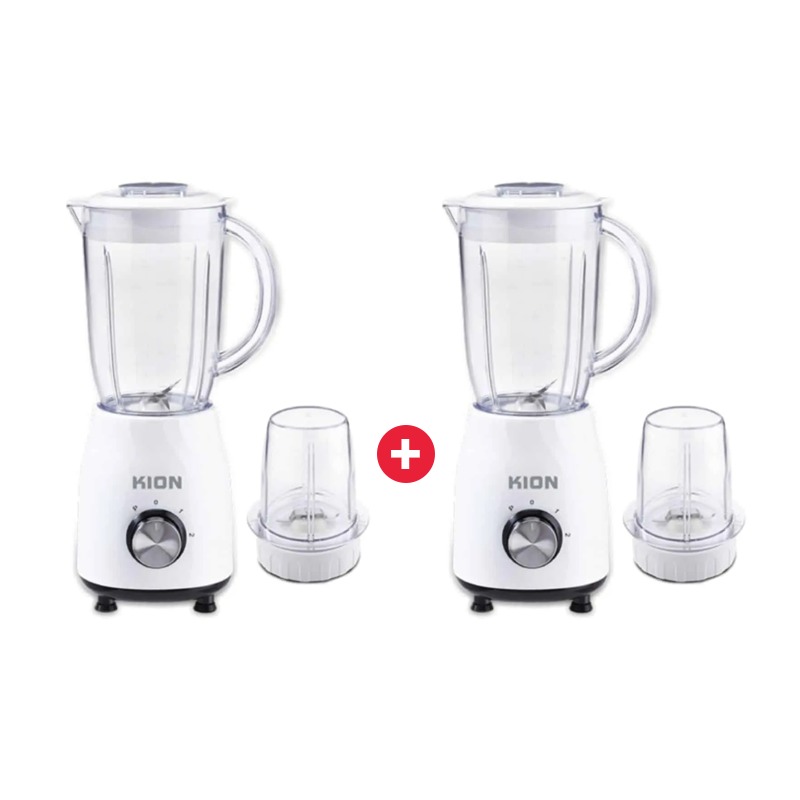 1+1 KION Blender Cutter And Grinding Cup,1.2L Plastic Jar, 350W, Stainless Steel Blade, KHR/5001