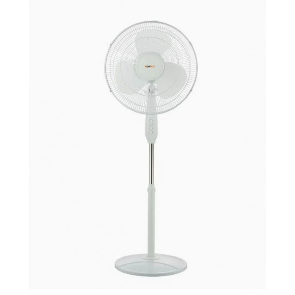KOOLEN Stand Fan, 16 Inch, 50W, 3 air speeds, White - 807100010