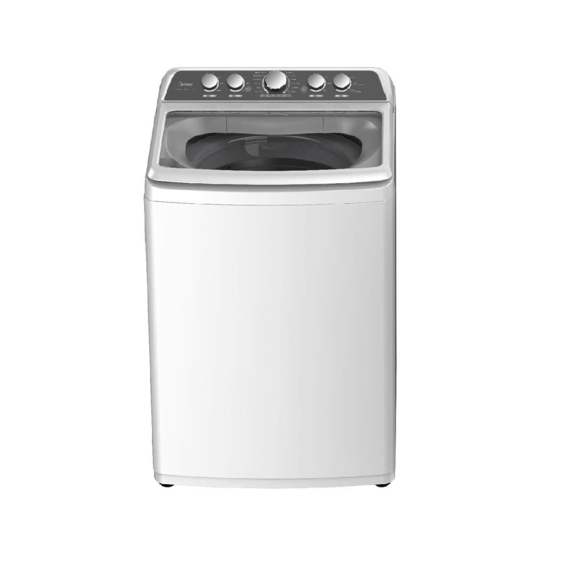 MIDEA Top Loading Washing Machine 18 Kg, 12 Programs, Inverter, White -  MA500W180SSA