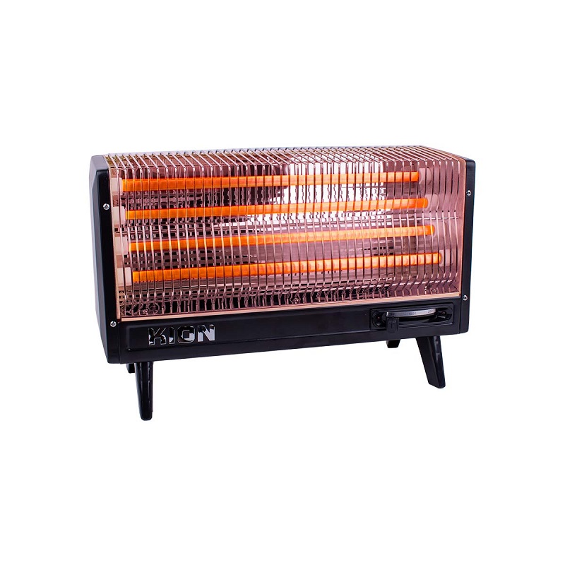 kion Electric Heater 2000W, 4 Quartz heating elements, Black - KH/2570B