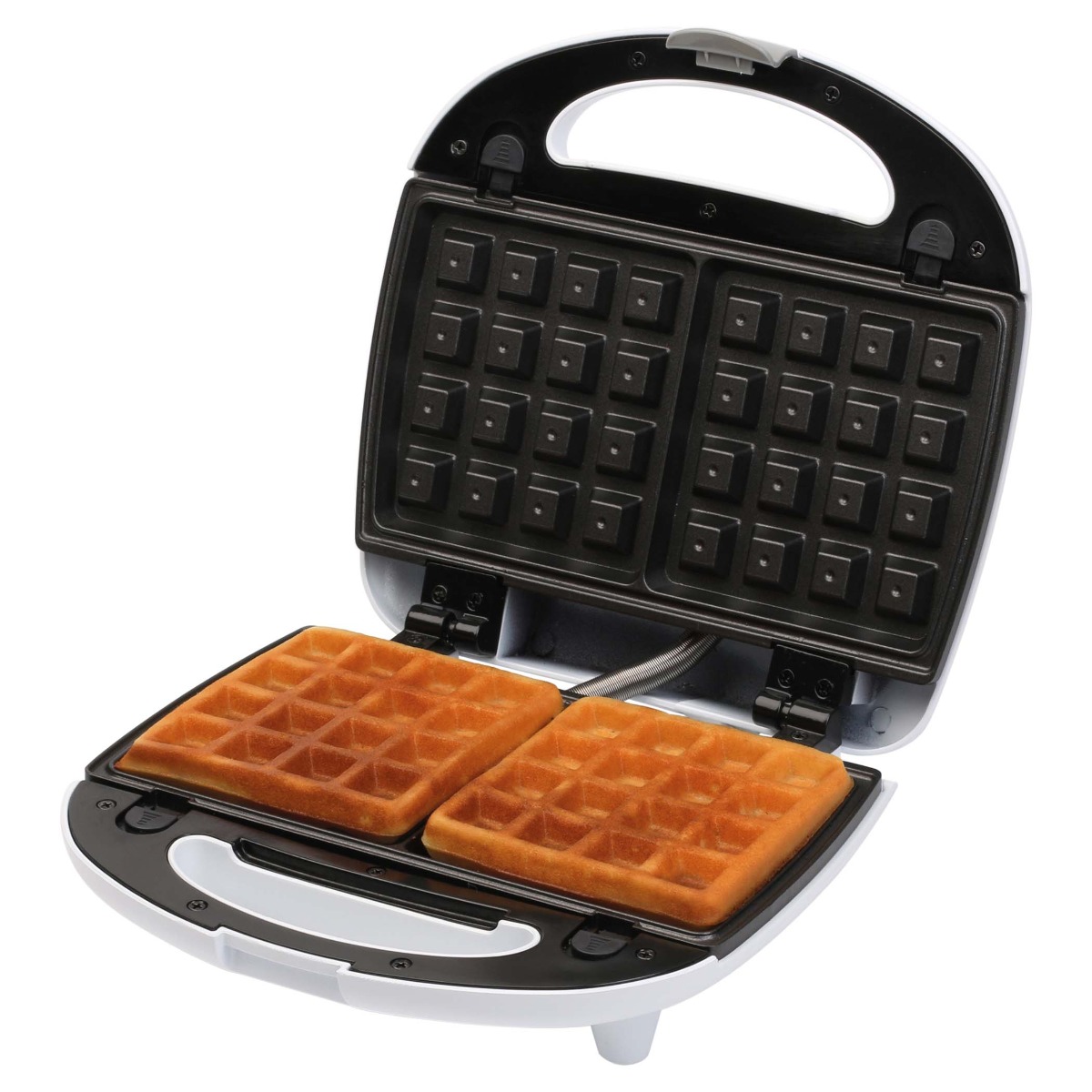 Sencor Sandwich Maker,  4 triangular sandwiches, grilled meat or waffles, 3 removable plates, 700 W, White - SSM 9300
