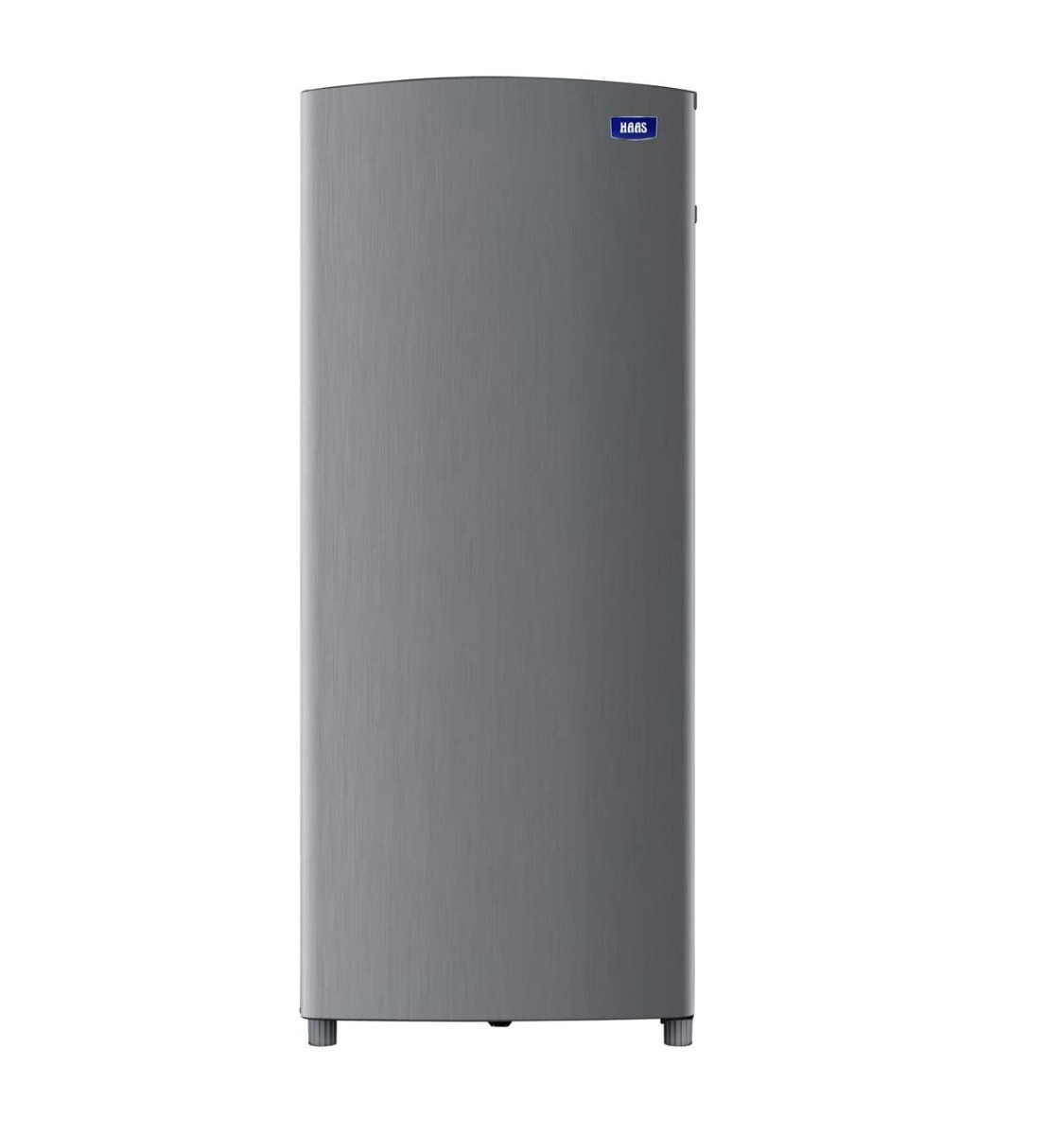 HAAS Single Door Refrigerator, 6.2 ft / 176 Ltr, with Adjustable Shelves, Silver - HRK109S 