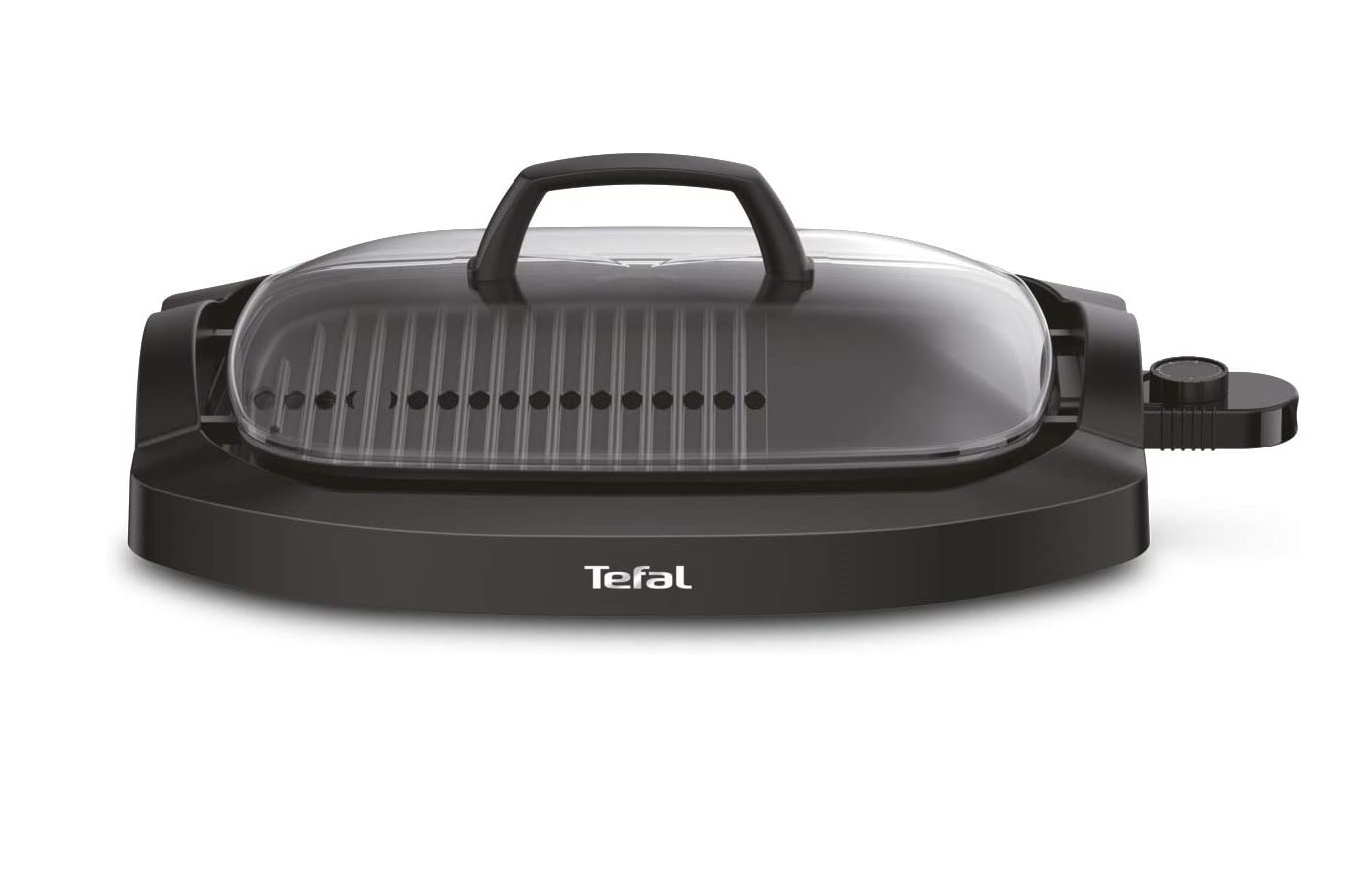 Tefal PLANCHA WITH LID, 2000W, Health Multi Grill with a Grill and Griddle Plate - CB6A0827