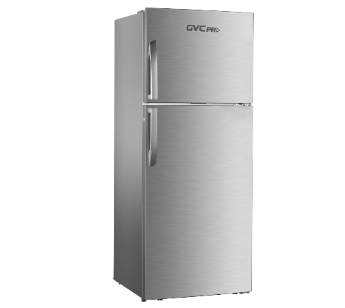 GVC Pro Refrigerator Two Doors, 15 Cu.ft / 420 Ltr , Silver - GVRF-750S