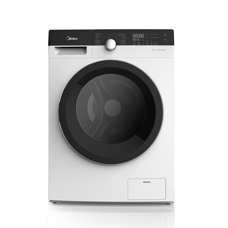 MIDEA Automatic Washing Machine Front Load, 8 kg, 75% Dry, 16 Program, Chinese Industry, White - MFK80S 