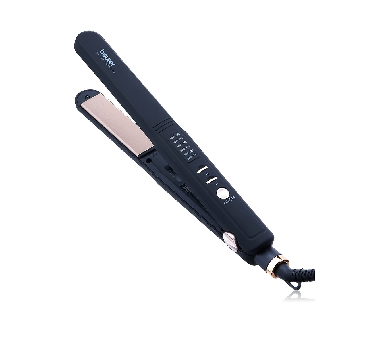Beurer Hair Straightener, Variable Temperature Control with LED display - HS 40
