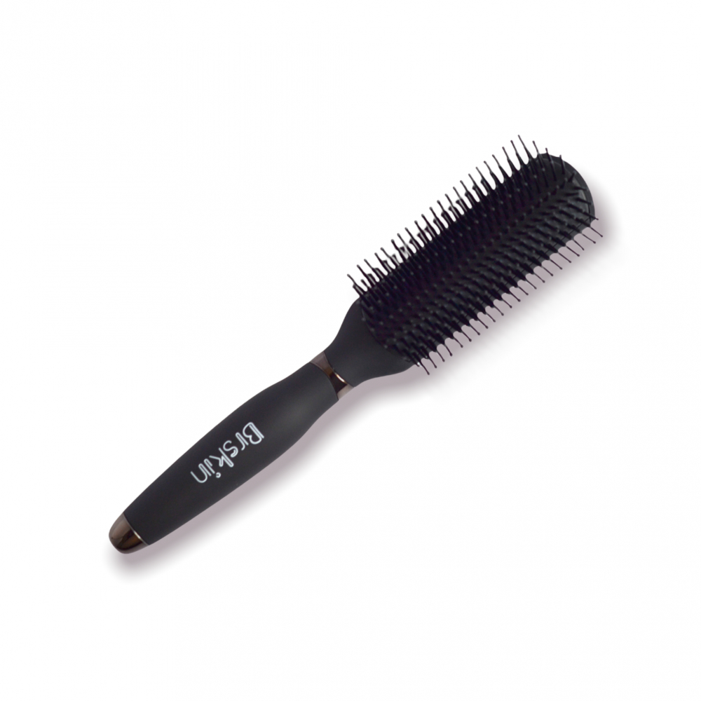 Brskin Hair Brush, Styling All Hair Lengths, Men'S Hair Brush, Black, 677937792775