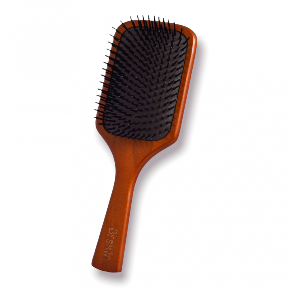 Brskin Hair Brush, Unique Lotus Wood Comb, Wooden, 677937805048