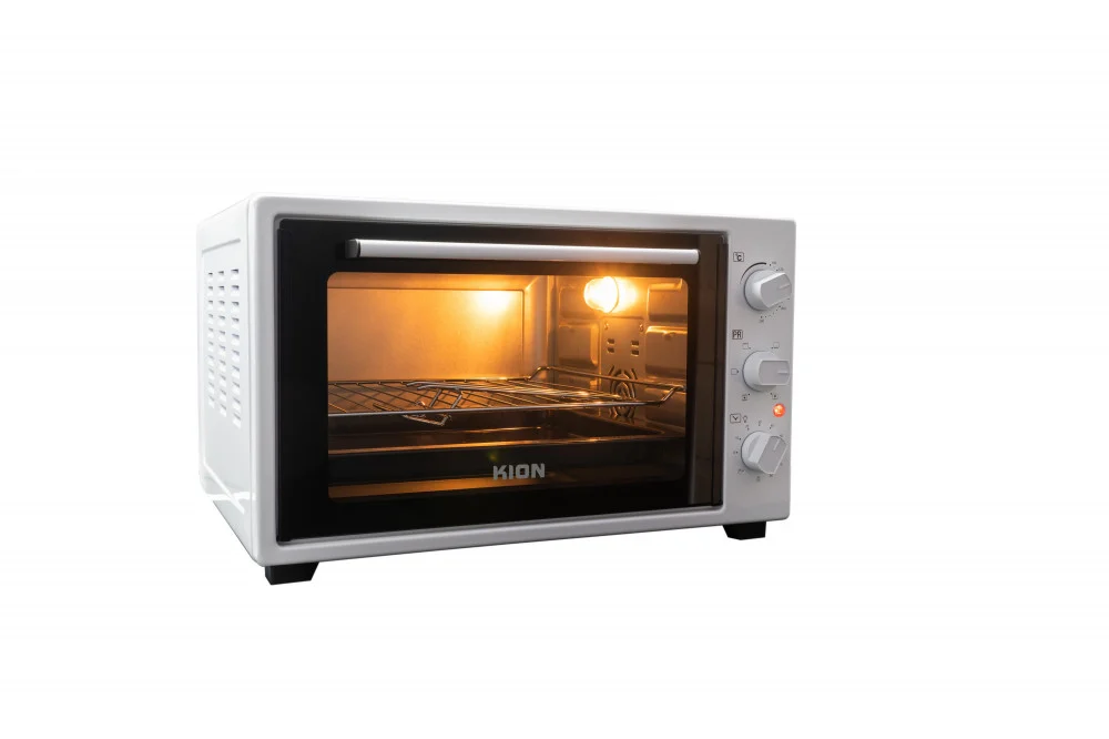 Kion Electric Oven with grill and heat distribution 45 liter, 2000 watts, White - KHD/8245
