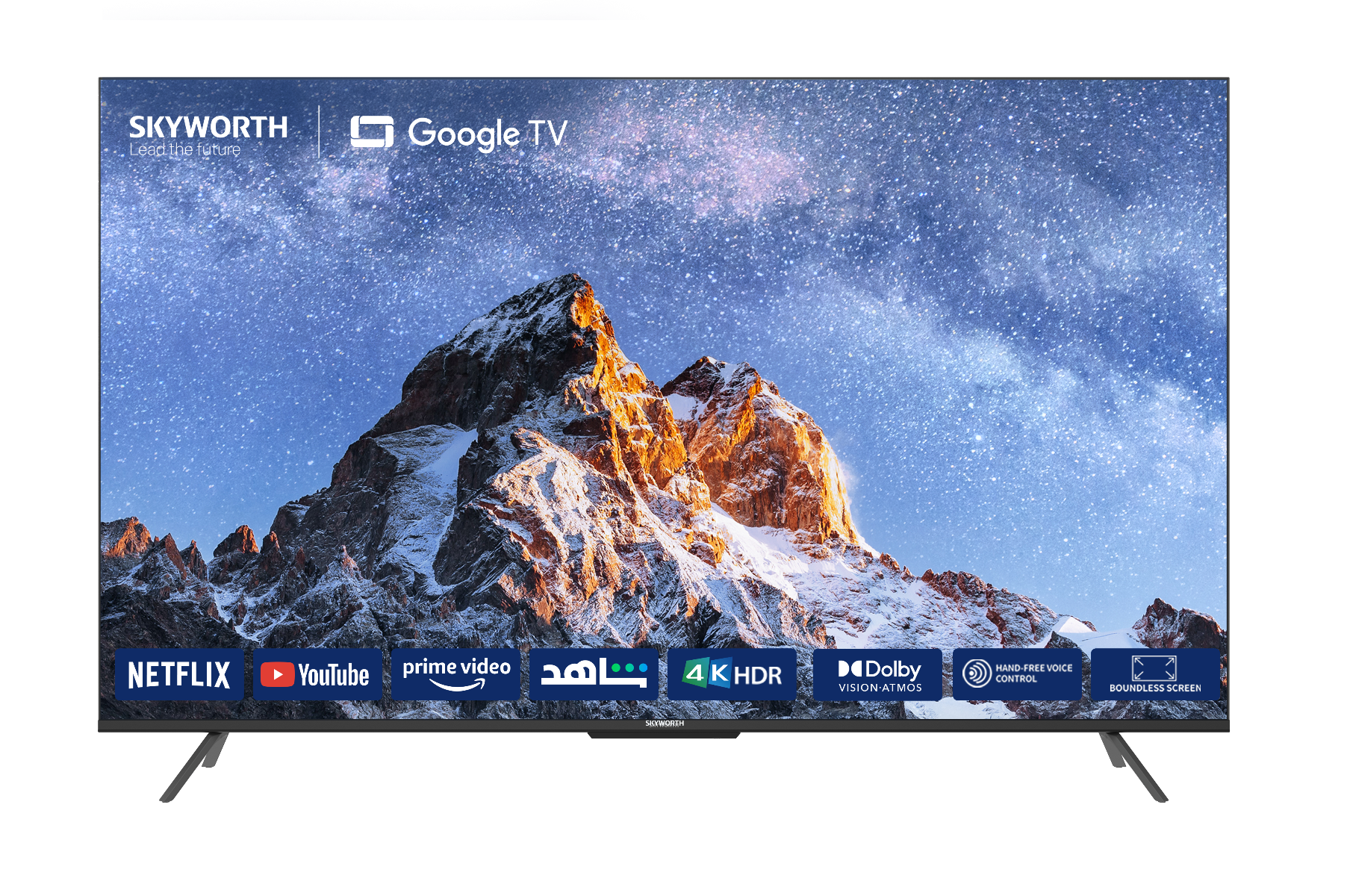 Skyworth 70 inch UHD 4K, HDR 10, SMART, GOOGLE TV, LED - 70SUE9350F
