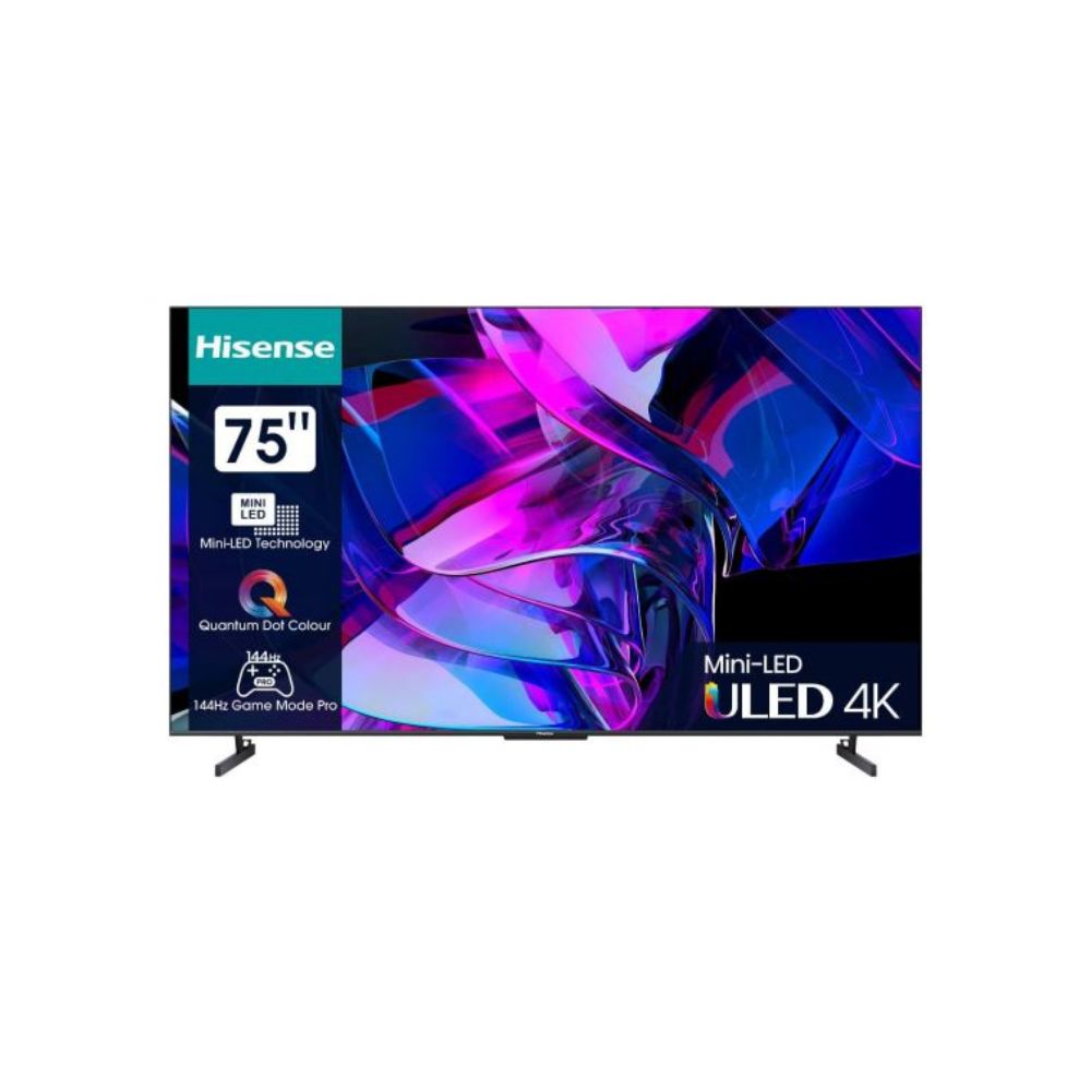 Hisense TV,QLED,75Inch, ( U7 LED ULED 4K UHD Smart Google - Hz 144 - Dolby Vision IQ - Gaming mode Pro- Compatible with Alexa),75U7K 