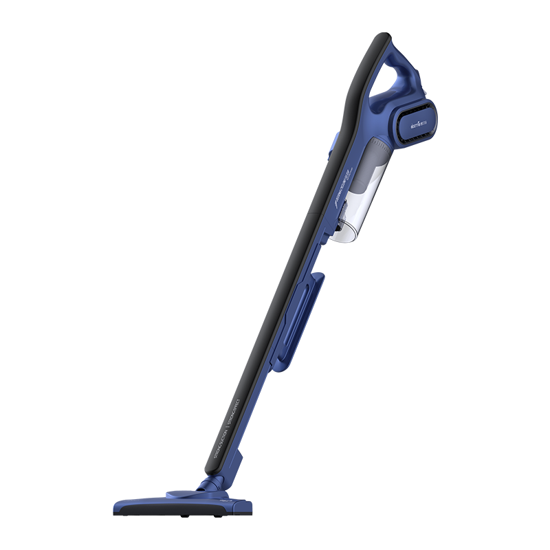 Deerma Portable 2-In-1 Handheld Vacuum Cleaner, Three-Layer Filtration 0.8 Liters, Capacity 600W, Blue - DX810