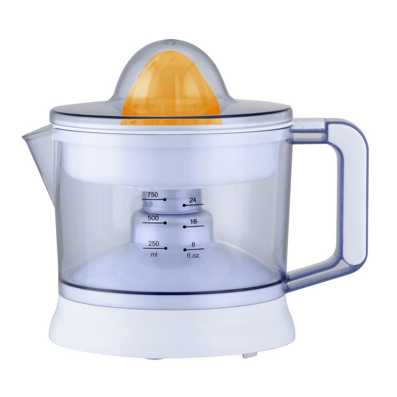 KOOLEN Orange and Citrus Juicer 40W, 2 Pieces to Fit Different Kinds of Fruits, Juicing Scale, On  Off Press, White and Orange - 801100001