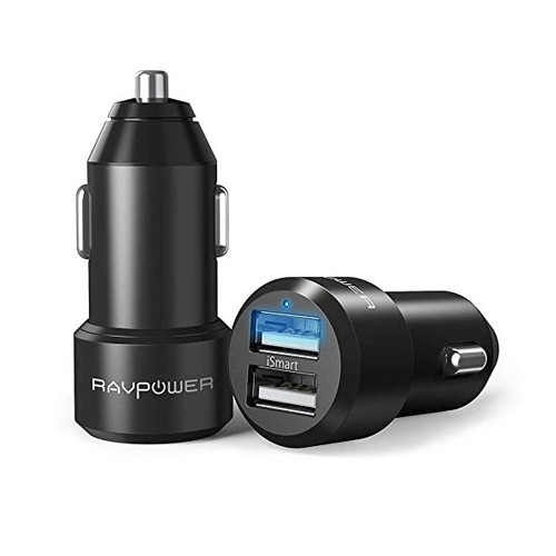 RAVPower Dual-Port USB Car Charger - RP-VC006
