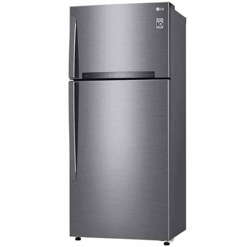 LG refrigerator Two doors, 17.9 Ft, WiFi, Inverter, Silver
