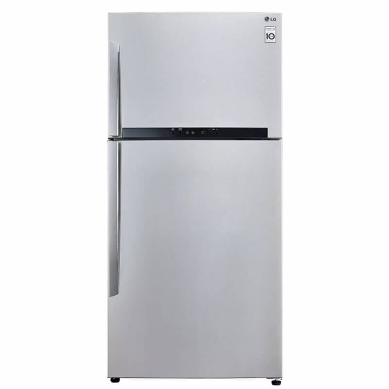 LG Refrigerator, Two doors, 20.9 feet, Hejin Fresh, Wi-Fi, Silver - LT22HBHSLN