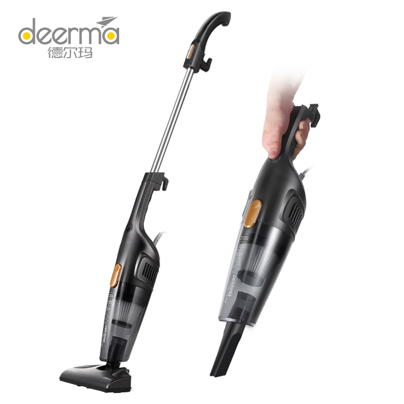 Deerma 2 In 1 Cordless Vacuum Cleaner Upright Stick Handheld Household, Black - DX115C