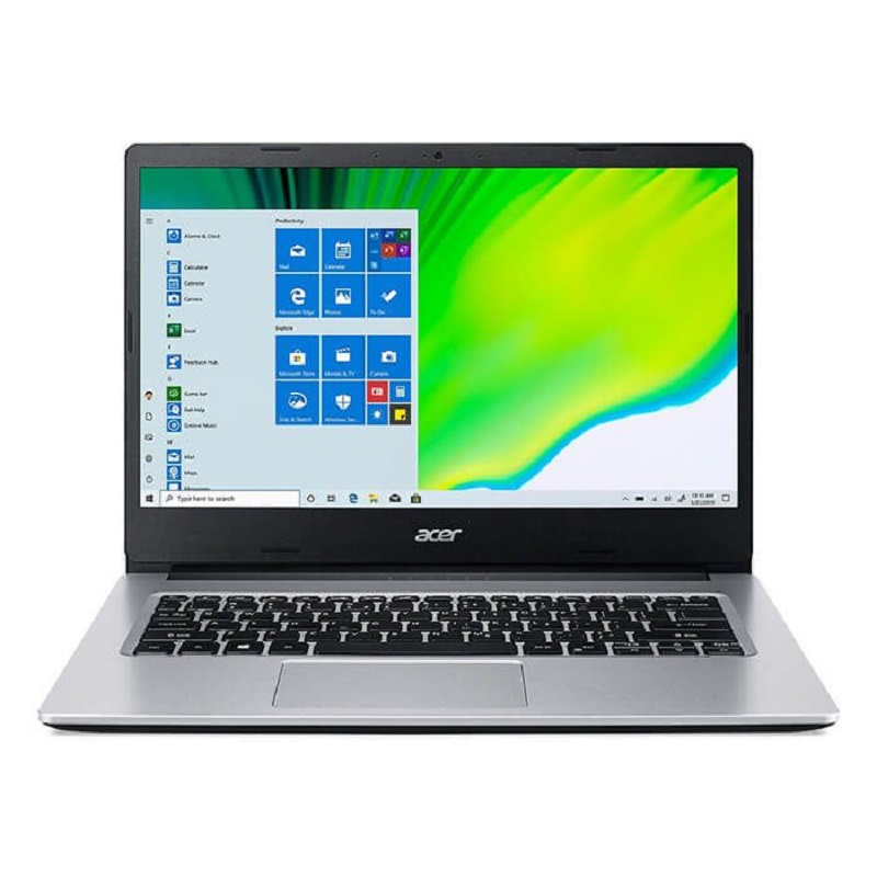 ACER Laptop AMD Ryzen 3-3250U, 4GB RAM, 256 SSD, 14 Inch, Silver- Aspire A314-22