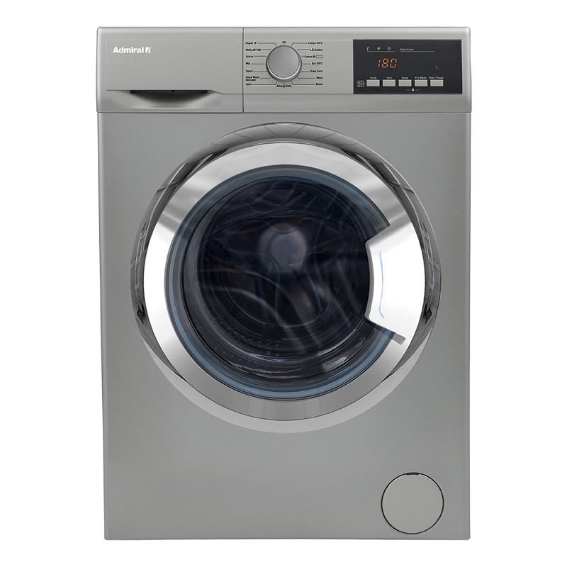 ADMIRAL Automatic Washing Machine Front Load 10 Kg, 6 Kg Dry, Drying 100%,  Jet Wash Function, Inverter, Silver - ADWD10614HISCQ