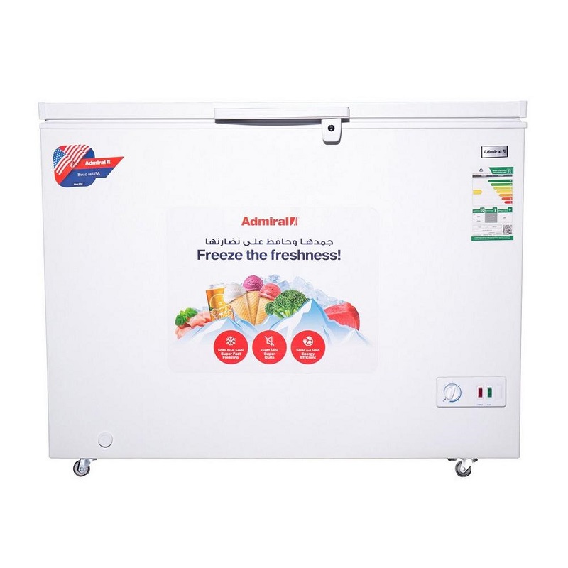ADMIRAL Chest Freezer 5.1 CFT, 154 L, Fast Cooling, Quiet Sound, White - ADF15CFW22CQW