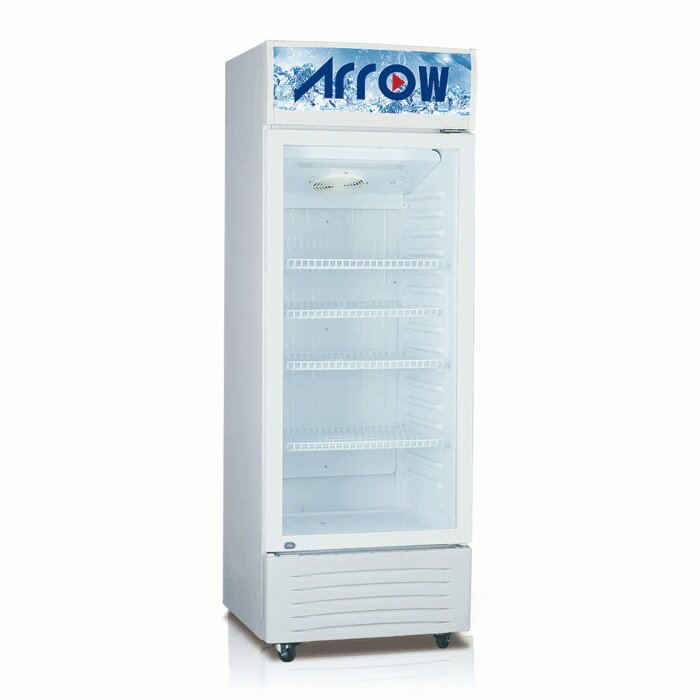 Arrow Display Refrigerator 12.7 ft, 338L, Glass Door - RO-350SCK