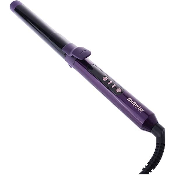 Babyliss hair curler, detects hair type at the first stroke, adjusts electric temperature, purple, BABC625SDE