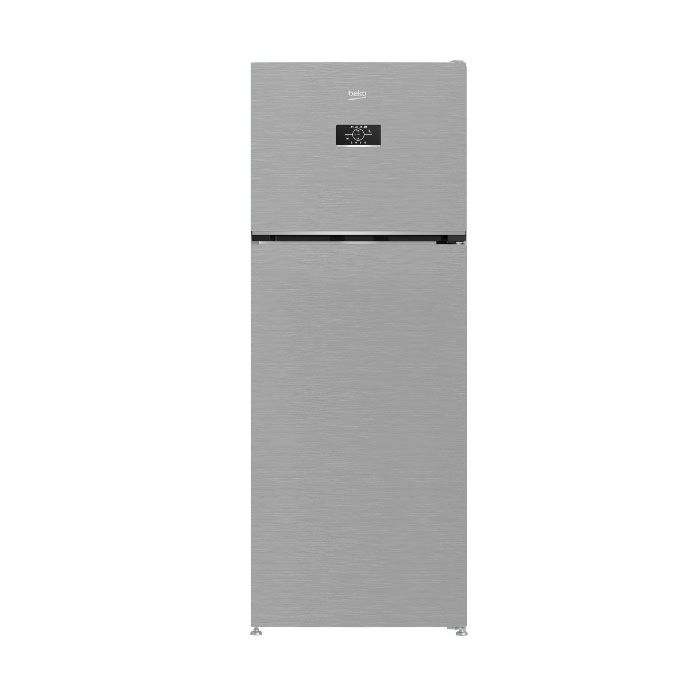 BEKO Two Doors Refrigerator 16.8 Cu.ft / 477 Ltr , Silver , Tureky - RDNE17S