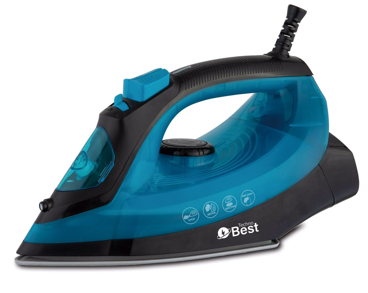 BEST STEAM IRON1800To2200, Dry, steam, spray ironing function, Self-Cleaning - BSI-002