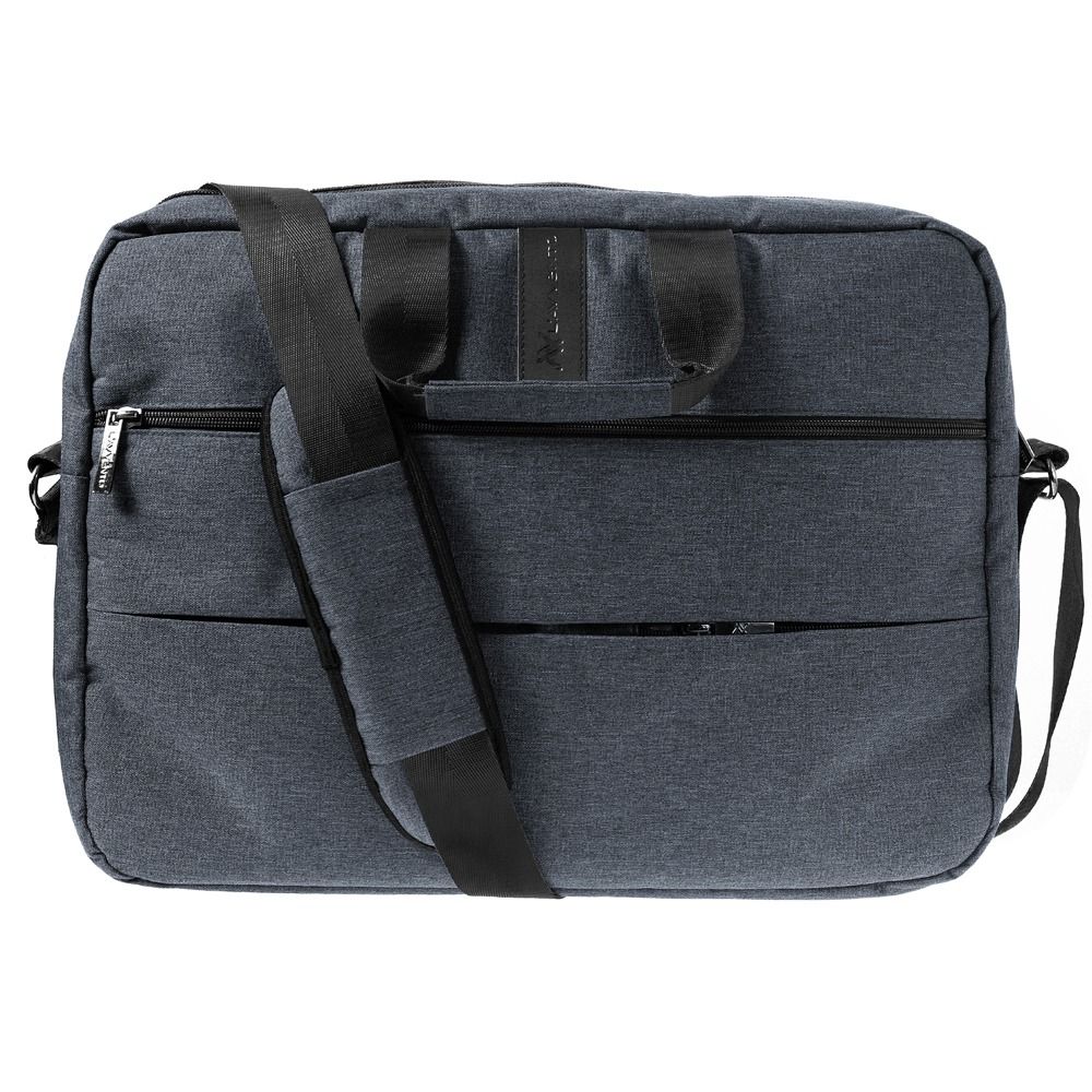 L'AVVENTO Office Laptop Shoulder Bag fit up to 15.6”, Gray, BG-63-A