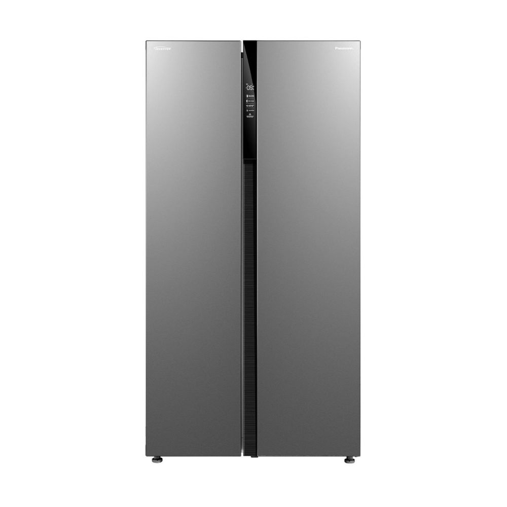 Panasonic Side by Side Refrigerator, 18 Cu.ft,/510Ltrs, INVERTER, Stainless Steel, NR-BS703MSSA