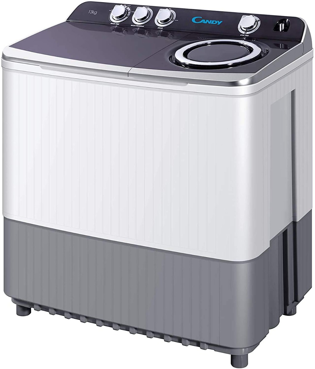 CANDY Twin Tub Washing Machine 13 Kg, white, RTT 2131WSZ-19