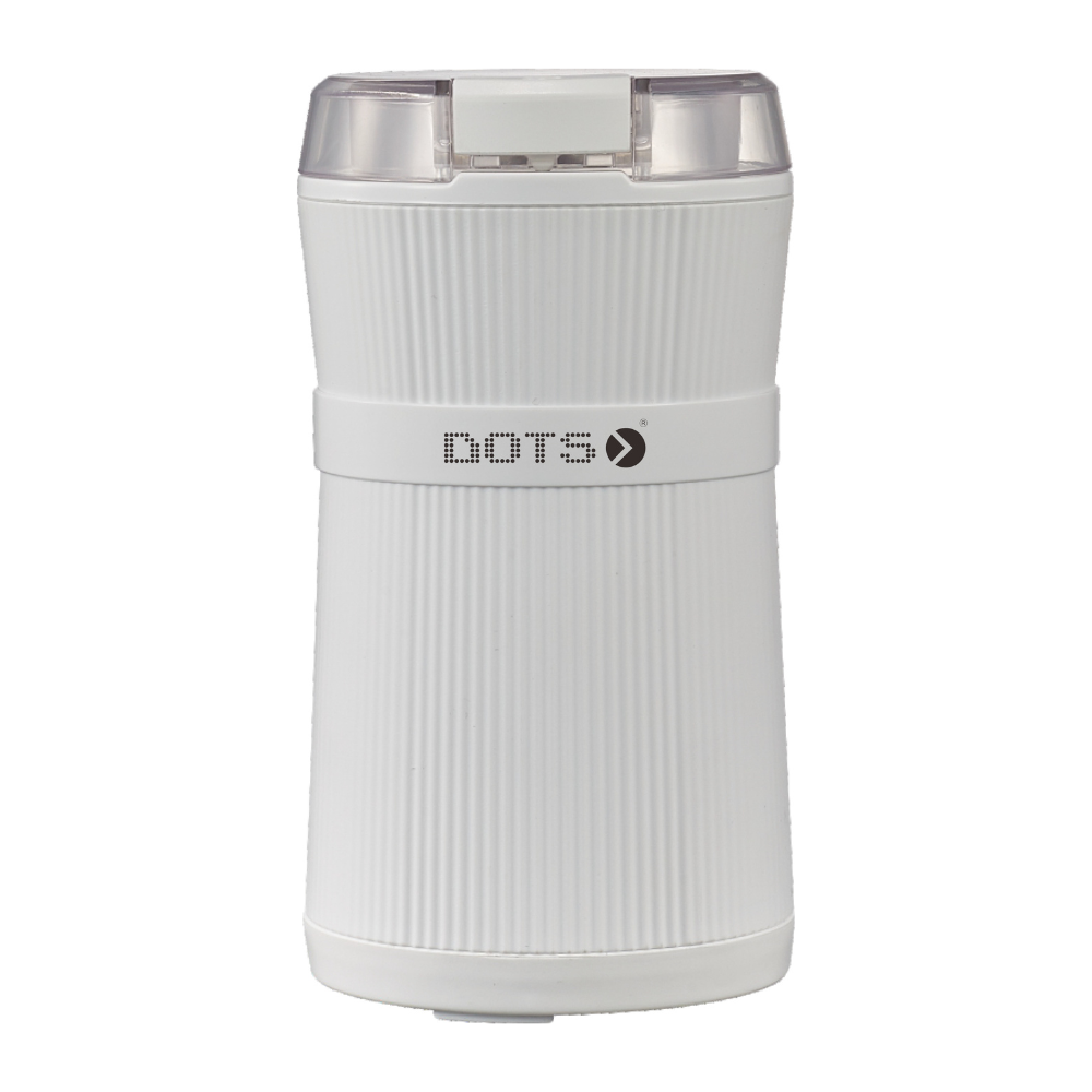 Dots Coffee Grinder ,50g ,Stainless Steel Blade ,200W, White ,CG-01W