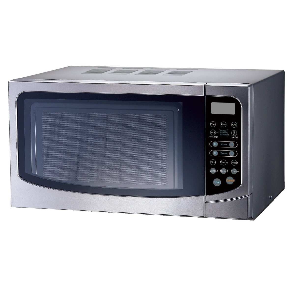 Galanz Microwave, 43 L, 1000 W, solo + grill, digital control, silver, D10043AP-B9