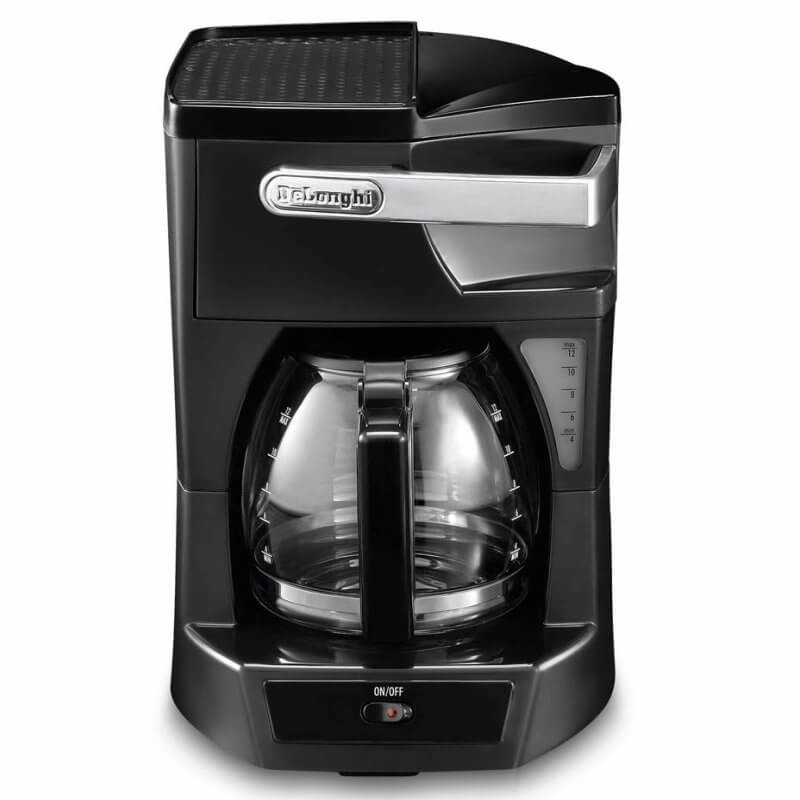 ديلونجي ماكينة قهوة 900 واط، عدد 12 فنجان، اسود - DLICM30