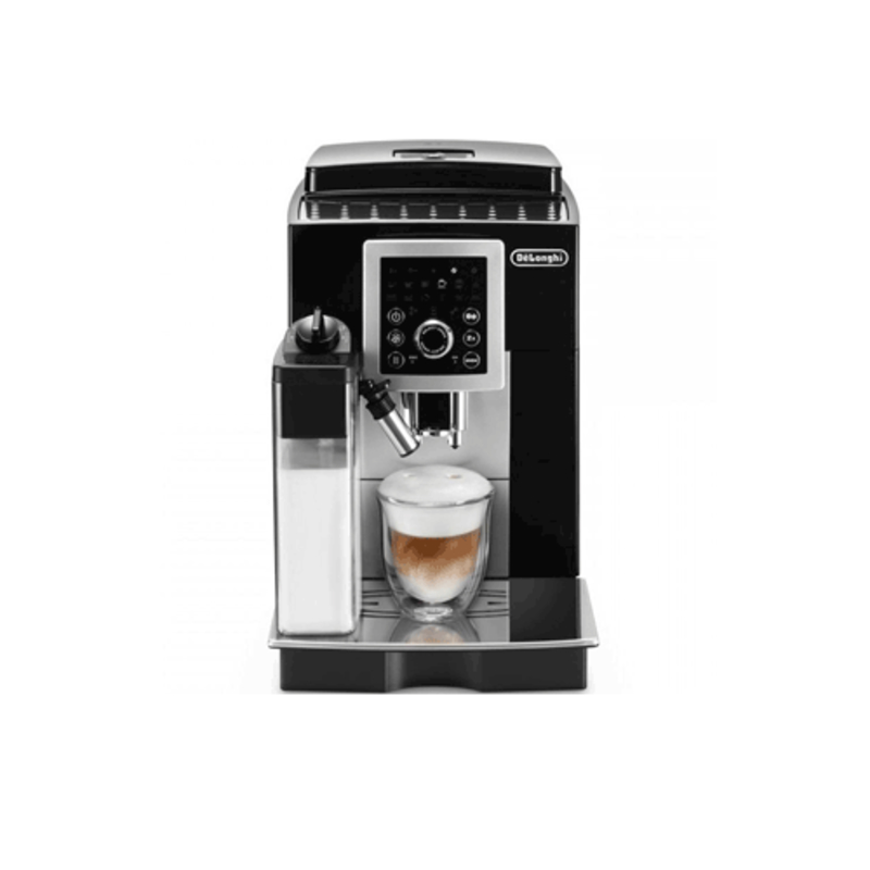 ديلونجي ماكينة صنع القهوة، 1400 واط، سمارت، اسود/ فضي - DLECAM23.260