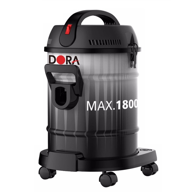 DORA Drum Vacuum Cleaner 18 Liter, 1800W, Gray - DVC1800VD