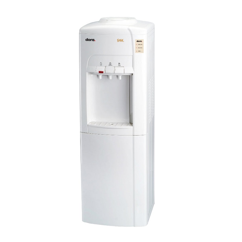 DORA Stand Water Dispenser 3 Taps, Hot/ Cold and Normal, With Child Safety Lock, White - DWD13TP
