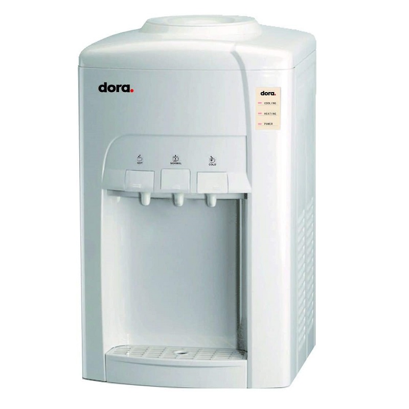 DORA Water Dispenser Table 3 Taps, Hot / Cold / Regular, White - DWD12TT