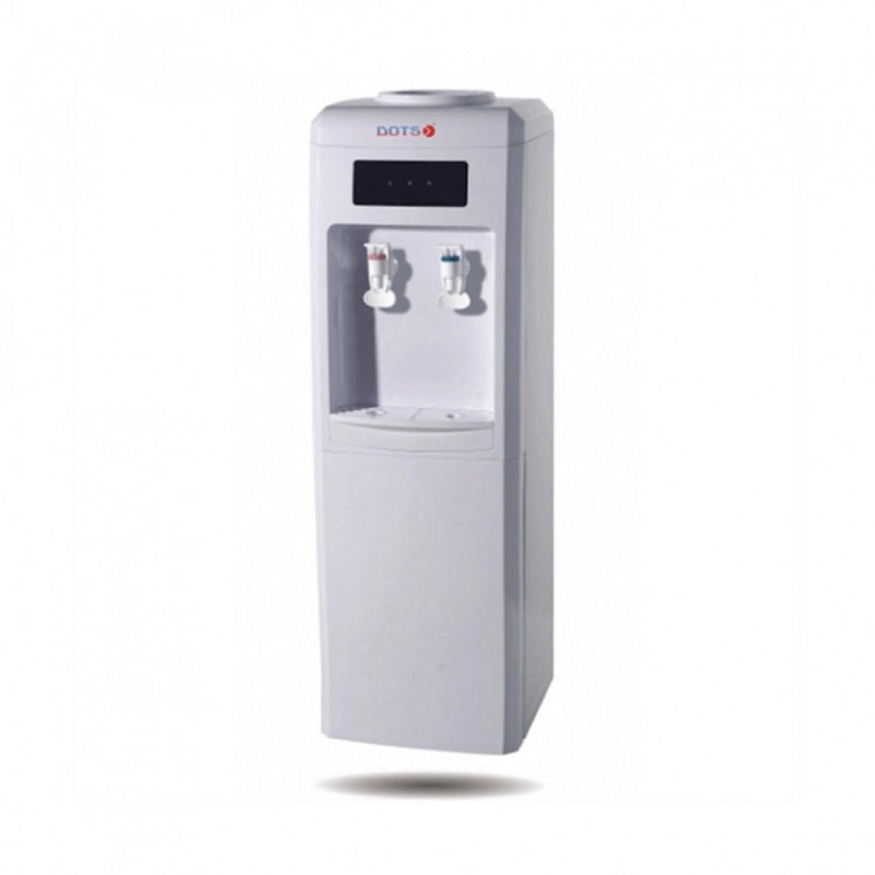 DOTS Stand Water Dispenser Hot/ Cold, 2 Taps, Stainless Steel, Made in China - HD-021C 