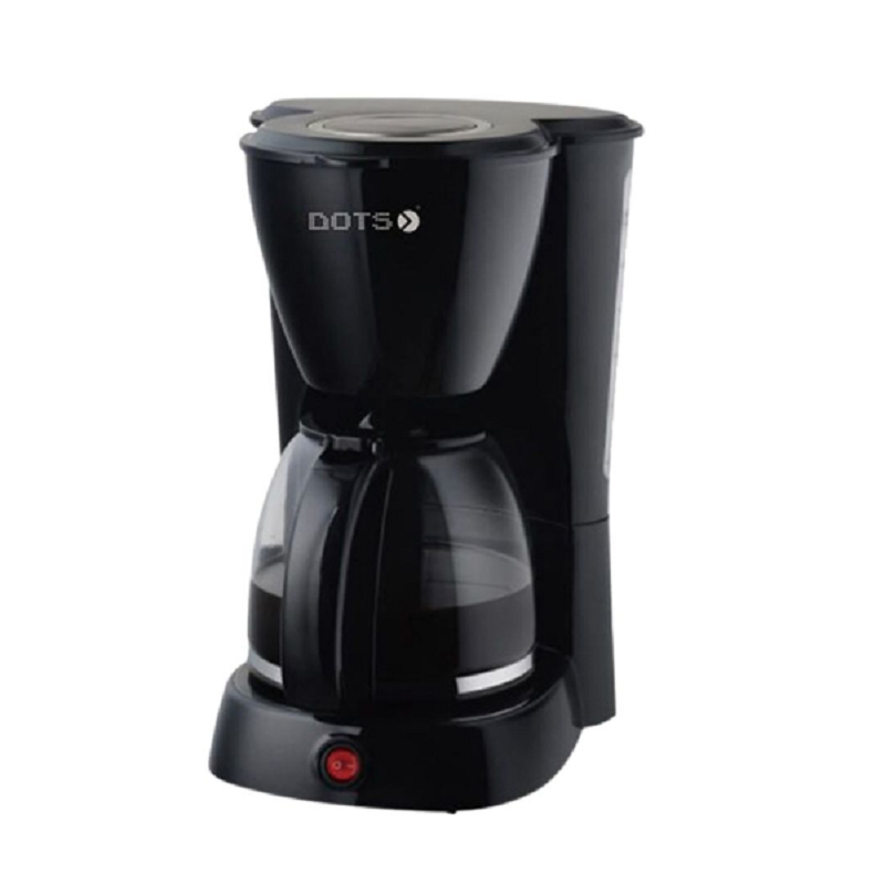 DOTS Coffee Maker 1.5 Liter, 800W, 12 to 15 Cups, Black - CFM10A