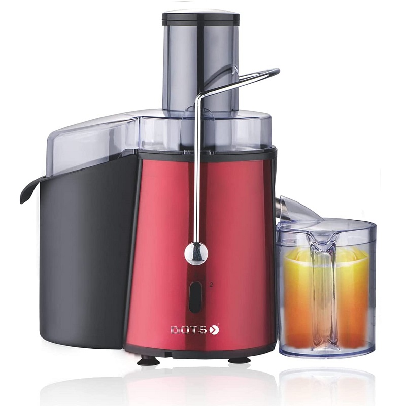 DOTS Juice Extractor 2 Liter, 850W, Red - JCD-80A