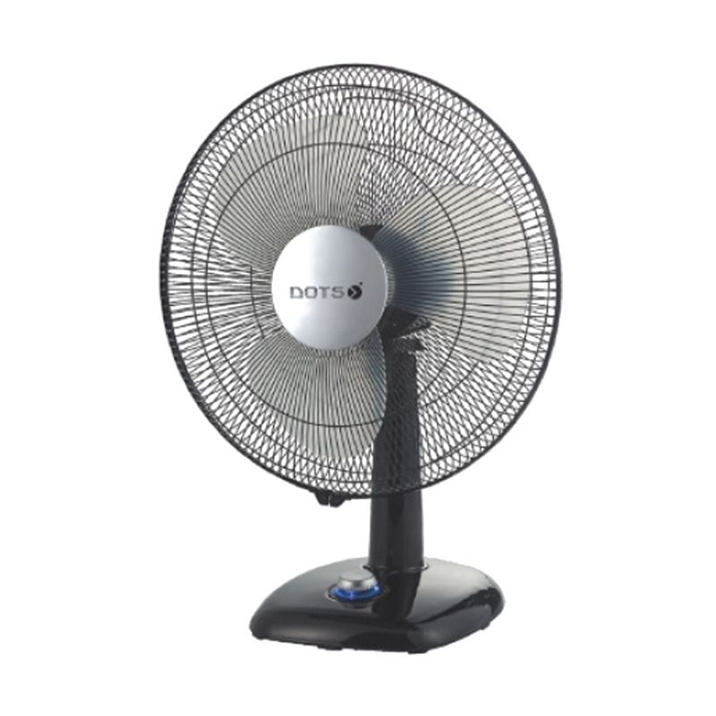 DOTS table fan 12 inch, 3 control speeds, LED switch light.swsg