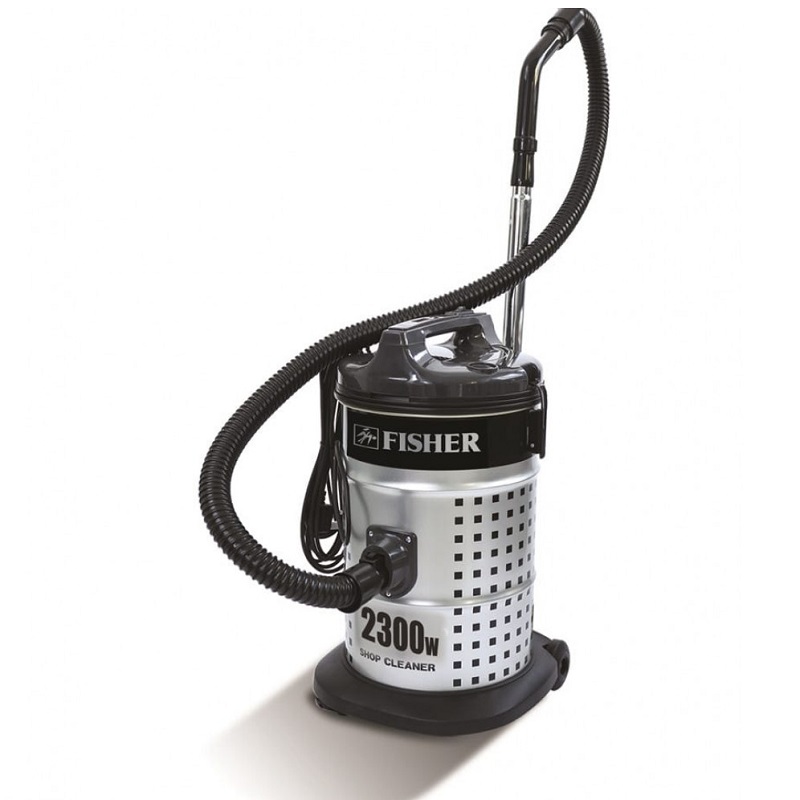 Fisher Drum Vacuum Cleaner  20 Liter, 2300W, Silver - BSC-2300